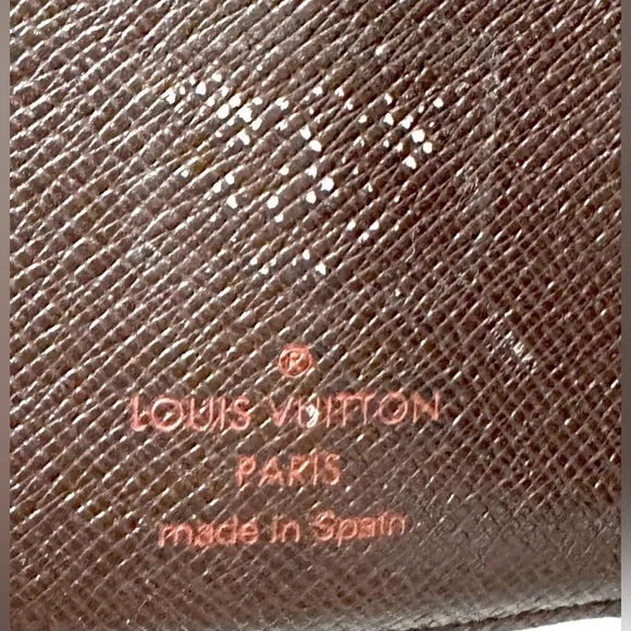 Authentic Vintage Louis Vuitton Damier Ebene Pattern Bifold Wallet GUC - Picture 5 of 15